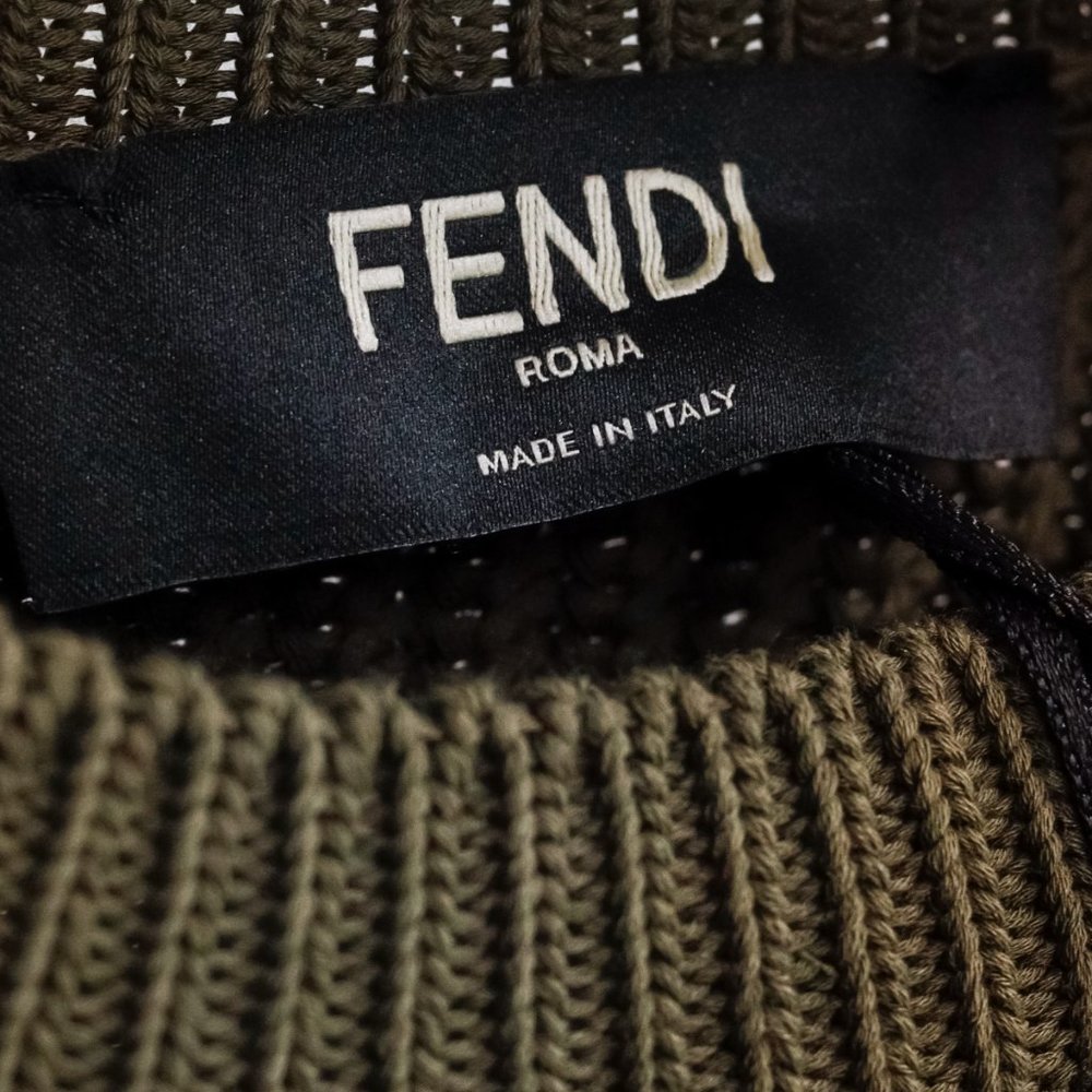 Fendi Patchwork Knit Sweater - image 4